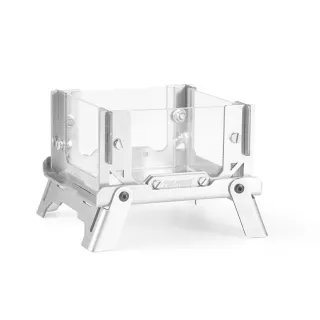 【XINGMU 興沐】桌上不鏽鋼柴火爐露營焚火台(不鏽鋼材質/便攜設計/耐高溫防鏽)