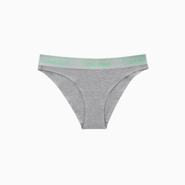 【CALVIN KLEIN】官方旗艦館 CK ATHLETIC 運動棉質丁字褲_灰色
