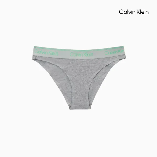 【CALVIN KLEIN】官方旗艦館 CK ATHLETIC 運動棉質丁字褲_灰色
