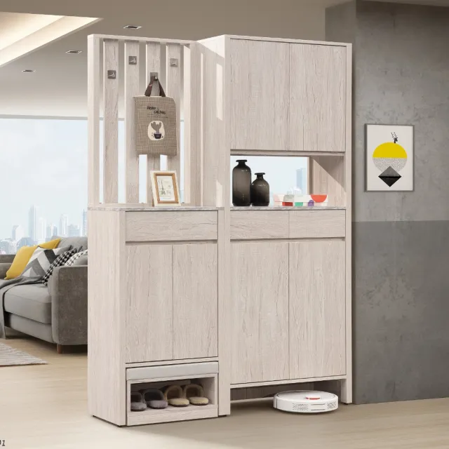 【MUNA 家居】迪奧4.6尺玄關屏風鞋櫃(鞋櫃 櫥櫃 收納)