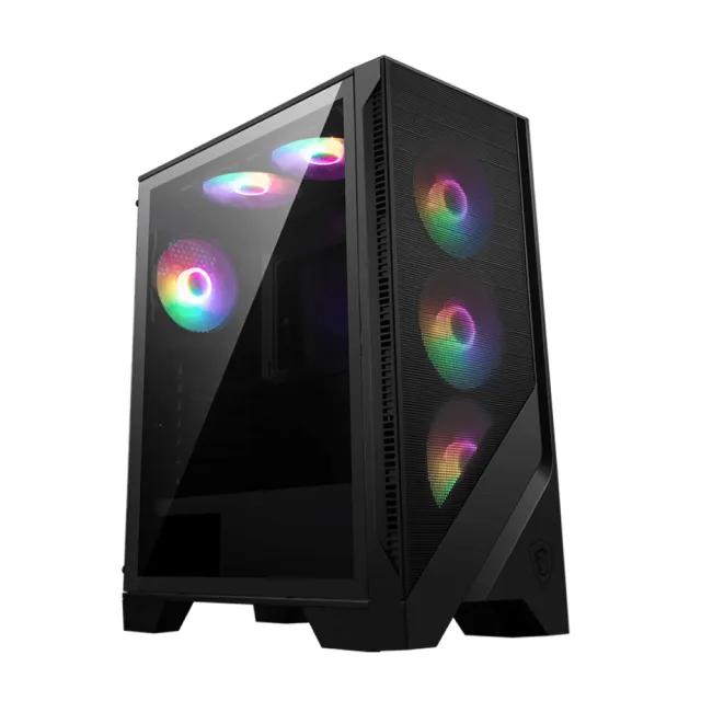 【微星平台】I3 四核 RTX 5050 Win11 {夢幻草莓V W}電競機(i3-14100F/H610/16G D4/1TB)