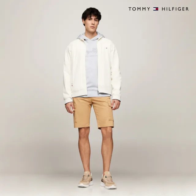 【TOMMY HILFIGER】官方旗艦館 寬鬆Logo帽T_灰色