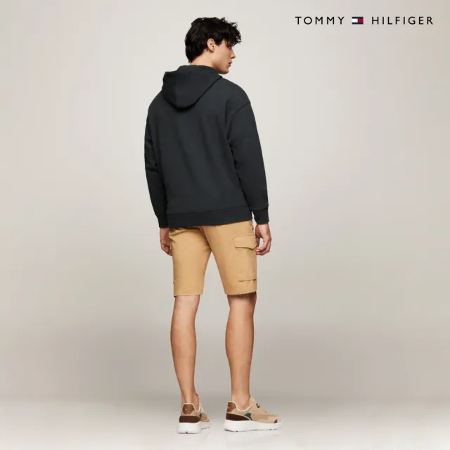 【TOMMY HILFIGER】官方旗艦館 寬鬆Logo帽T_灰色