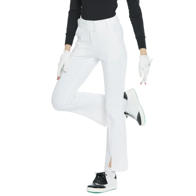 【BLKTEE GOLF】彈力腰微喇叭長褲(高爾夫長褲  喇叭褲 運動休閒長褲)