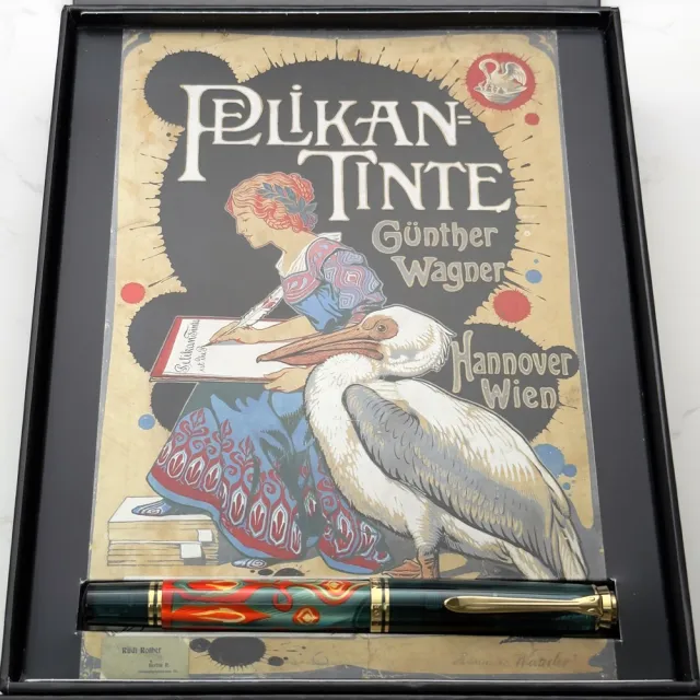 【Pelikan】百利金M600 ART Collection RudiRother魯迪羅瑟鋼筆(附贈原廠手提袋、墨水)