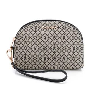 【PLAYBOY】手拿包  兔頭印花系列(黑色)