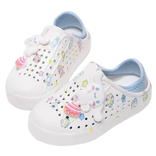 【Ann’S】Ann’S正版三麗鷗授權-大耳狗喜拿 甜點派對可兩穿防水洞洞鞋休閒鞋2cm(白)