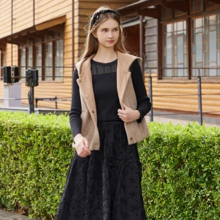 【H2O】雙面穿可愛羊毛絨背心(#5633008 背心、雙面背心；米白色/咖啡色)