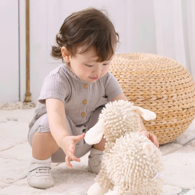 【奇哥】比得兔 嬰幼童裝 彩色比得純棉紗布短袖兔裝/連身衣(6-18個月)