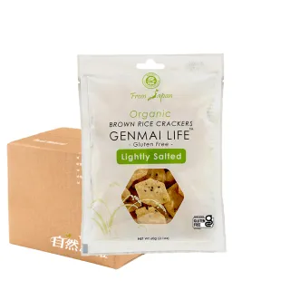 【EDEN 有機思維】買6送6-MUSO 日本有機糙米仙貝餅乾-薄鹽 60gx12包(無麩質全素食)