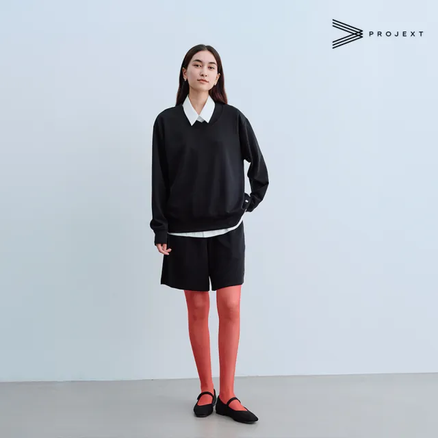 【PROJEXT】SKIN X 柔膚V領大學T(Tenderism V-Neck Sweatshirt)