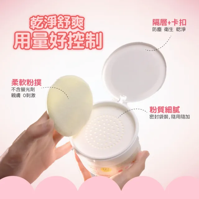 【BZU BZU】嬰兒天然玉米爽身粉 140g*3入(新生兒/寶寶 痱子粉)