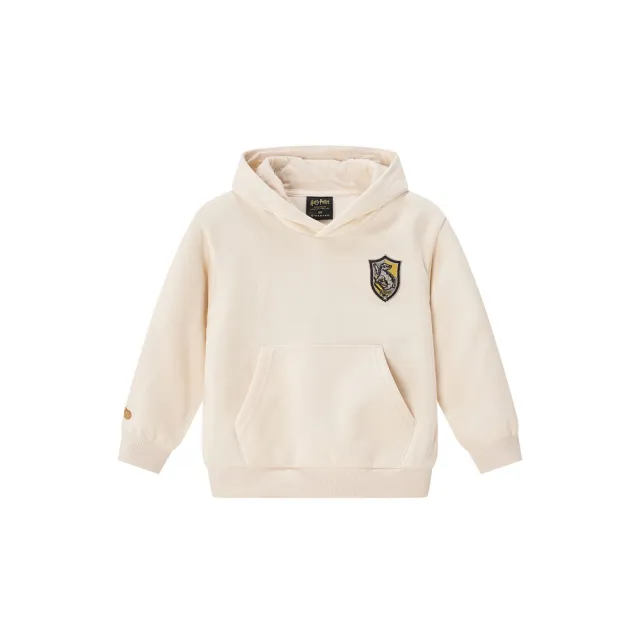 【GIORDANO 佐丹奴】童裝哈利波特授權長袖連帽上衣 Harry Potter系列(02 奶白)