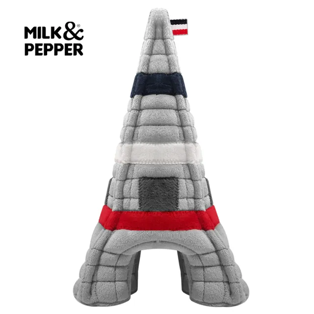 【瑪頌·波美特】Milk & Pepper 艾菲爾鐵塔 狗狗玩具(Maison Pomette)