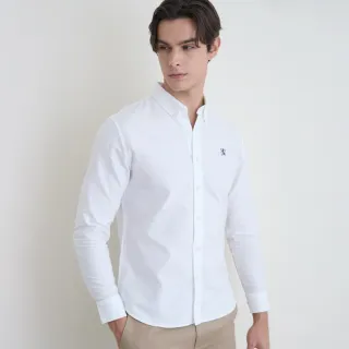 【GIORDANO 佐丹奴】男裝獅王牛津紡長袖襯衫 City Wander系列(多色任選)