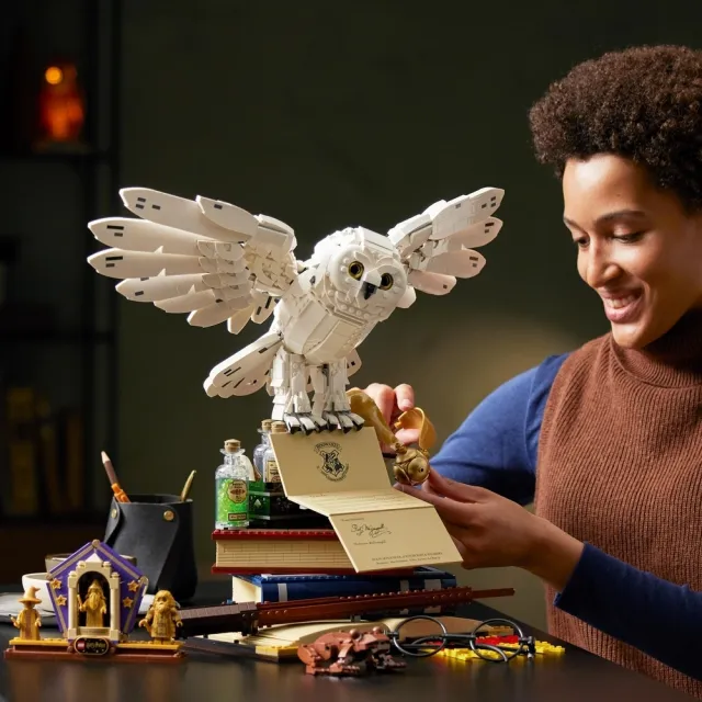 【LEGO 樂高】哈利波特系列 76391 Hogwarts Icons - Collectors Edition(霍格華茲 嘿美 禮物 居家擺設)
