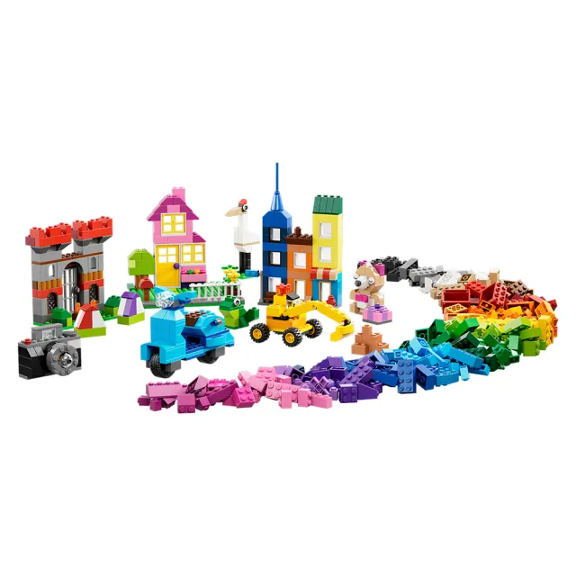 【LEGO 樂高】經典系列 10698 樂高大型創意拼砌盒桶(積木 玩具 禮物)