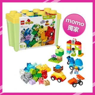【LEGO 樂高】得寶系列 10439 汽車和卡車積木盒(momo線上獨家 學齡前玩具 禮物)