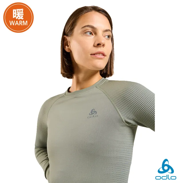 【ODLO】男 女 ECO 銀離子 運動 保暖型 圓領上衣(排汗衣 抗臭衣 登山 運動 滑雪 底層衣 保暖 防寒)