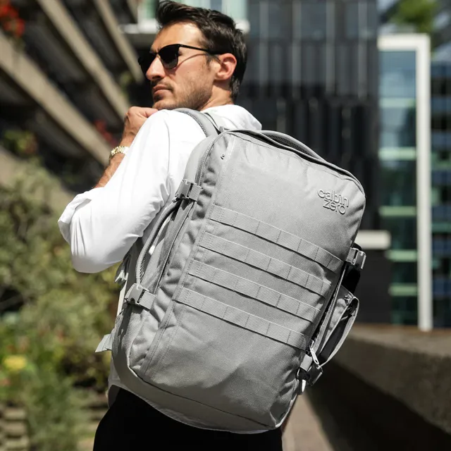 【CabinZero】英國輕旅登機後背包36L 軍用款2.0(大容量行李包/全開式旅行袋)