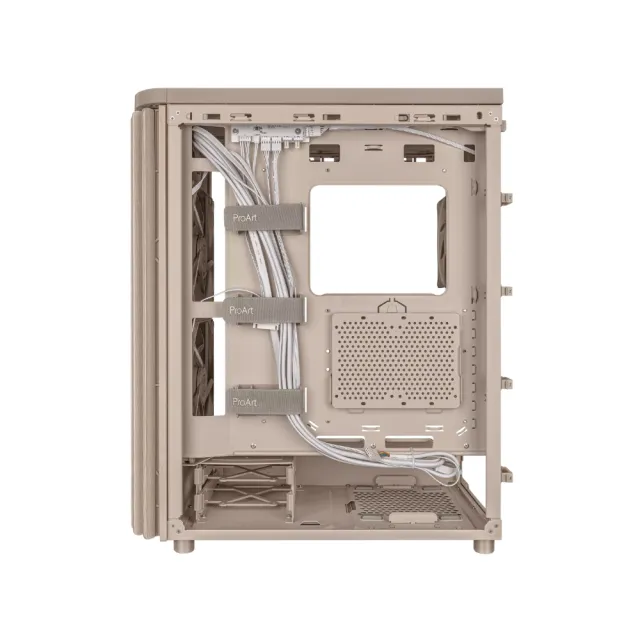 【ASUS 華碩】ProArt PA401 木質網狀版 燕麥色 電腦機殼(PA401-WOOD-MESH-BEIGE)