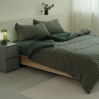 【AnD HOUSE 安庭家居】針織純棉-織感被(多色任選/四季被/水洗被/棉被)