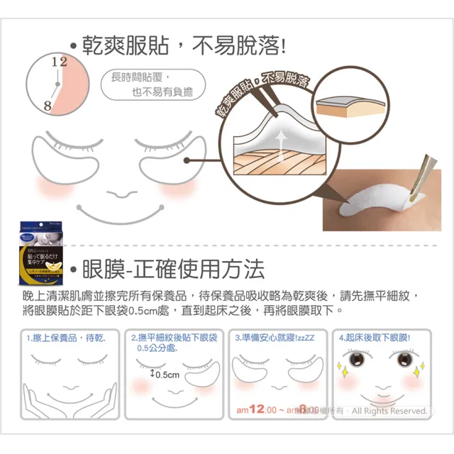 【森下仁丹】雙11爆殺 整晚貼-眼膜(6盒30對入)