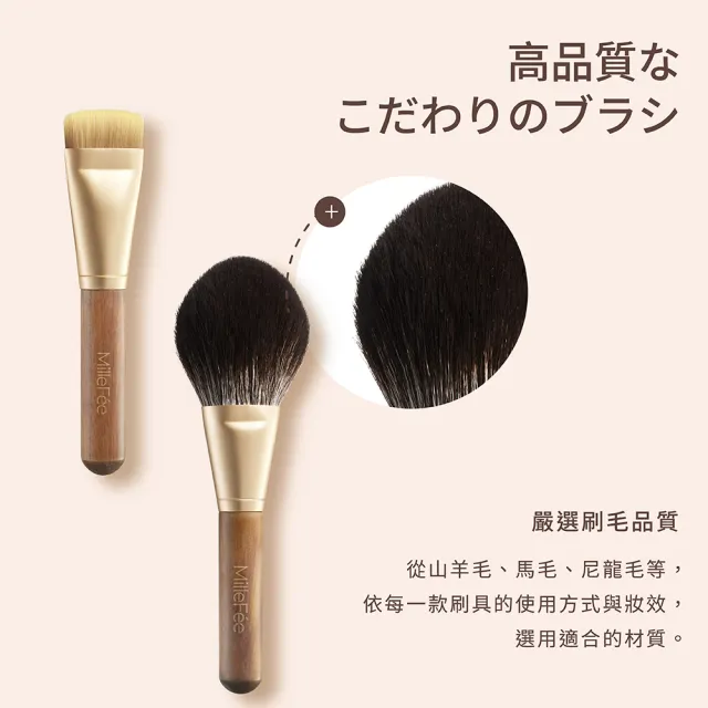 【MilleFee】極致觸感401雙頭眼影刷1入(EC限定)