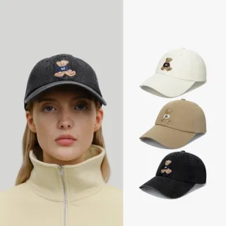 【MARITHE FRANCOIS GIRBAUD】官方旗艦 塗鴉熊刺繡棒球帽(多款任選)