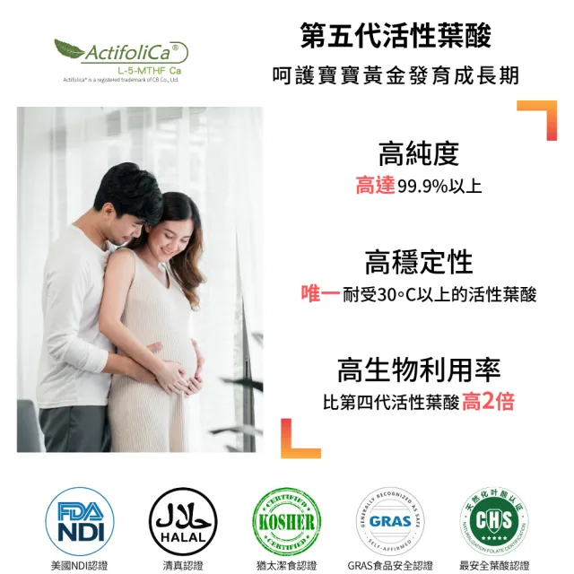【GNC 健安喜】孕婦綜合維生素食品錠x3入組(專為孕媽咪設計配方/足量最新專利第五代葉酸/22種完整營養素)