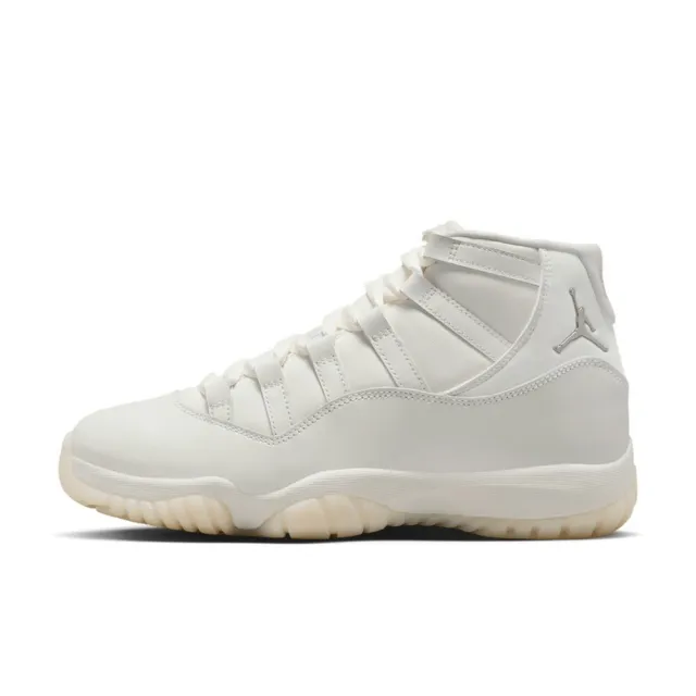 【NIKE 耐吉】W Nike Air Jordan 11 Retro Pearl 珍珠白 皮革 休閒鞋 運動鞋 女鞋 AR0715-110