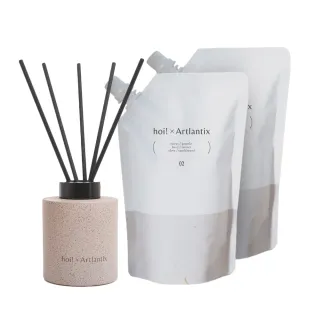 【hoi! 好好生活】任選3件超值組日京山風精油擴香+補充包300ml*2(多款味道可選)