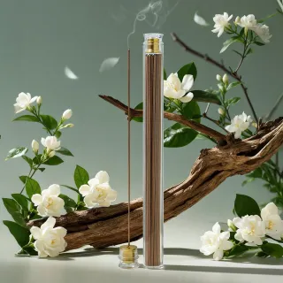 【原木香】晚風茉莉臥香(20克 約50柱 茉莉花 茉莉 天然香 臥香 線香)