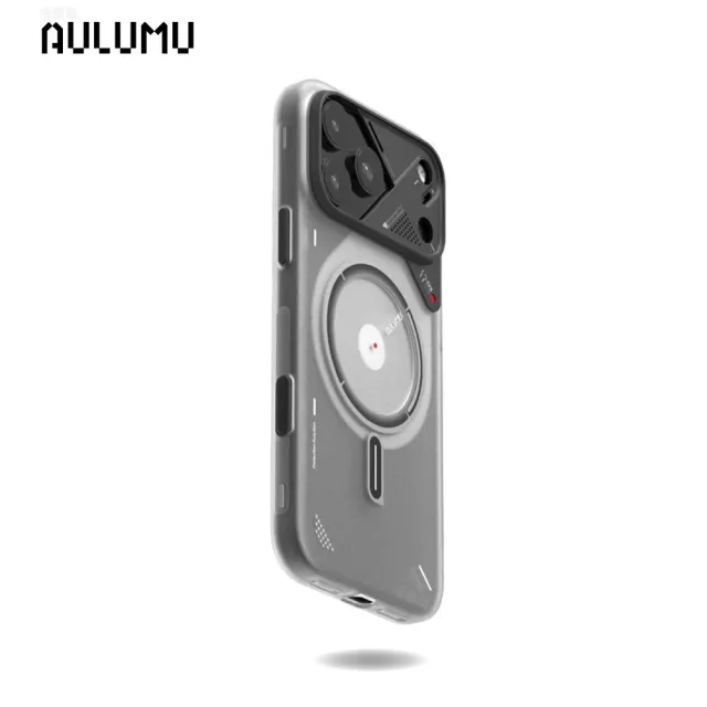 【AULUMU】A17超瓷散熱溫控手機殼 iPhone 17 Pro/Pro Max - 液態夜光(內建 MagSafe)
