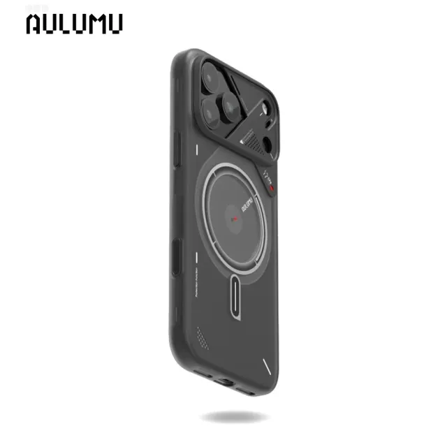 【AULUMU】A17超瓷散熱溫控手機殼 iPhone 17 Pro/Pro Max - 液態夜光(內建 MagSafe)
