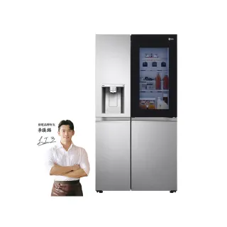 【LG 樂金】58H快配734公升InstaView☆敲敲看門中門冰箱 星月銀(GR-QPLC82SS)