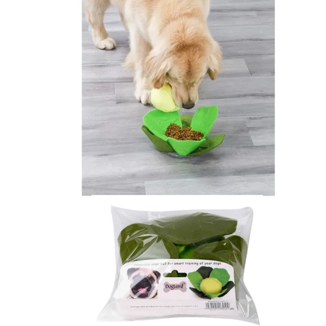 【May Shop】兩入組 高麗菜狗玩具嗅聞訓狗玩具 IQ訓犬玩聞聞寵物用品 益智慢食狗碗(耐咬可愛玩具)