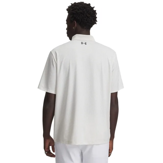 【UNDER ARMOUR】UA 男 Matchplay 印花短袖POLO_1377377-111(灰色)