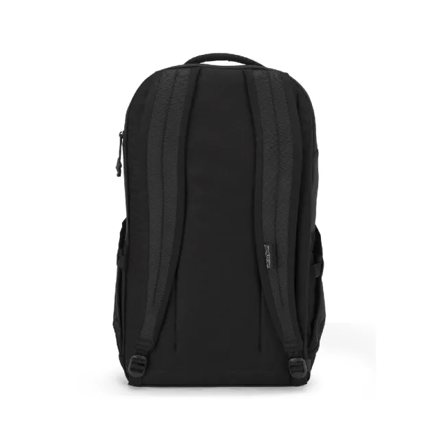 【JANSPORT】雙11 後背包 Station Pack 25L 黑 書包 減壓背帶 水瓶側袋 筆電包(JS0A85NX008)