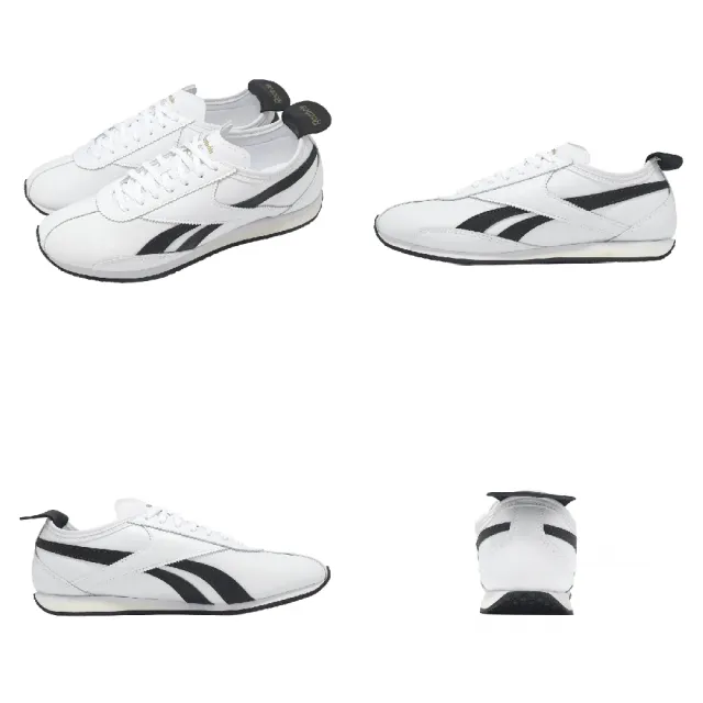 【REEBOK】休閒鞋 R400 男鞋 女鞋 白 黑 復古跑鞋 皮革(100233941)