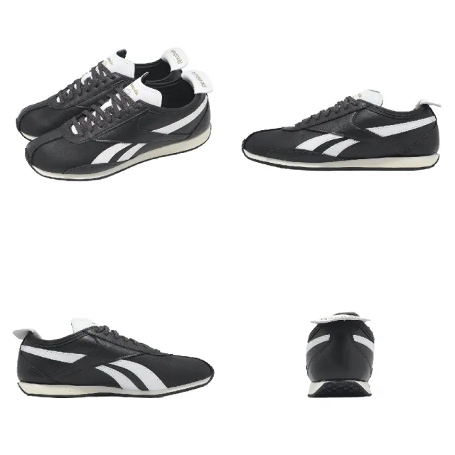 【REEBOK】休閒鞋 R400 男鞋 女鞋 黑 白 復古跑鞋 皮革(100233940)