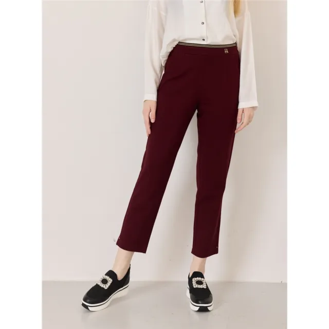 【SuperWands】時尚修身精細棉精品褲