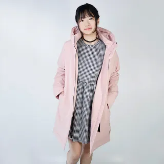 【GFoneone】阻菌防水韓系防寒大衣-紅(女外套 阻菌/防水/透濕/防潑水/汙水/保暖)