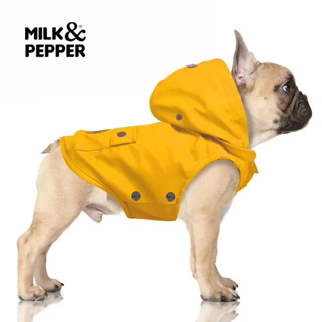 【瑪頌·波美特】Milk & Pepper Tribord航海雨衣.水仙黃 狗狗衣服 50A-41L(Maison Pomette)