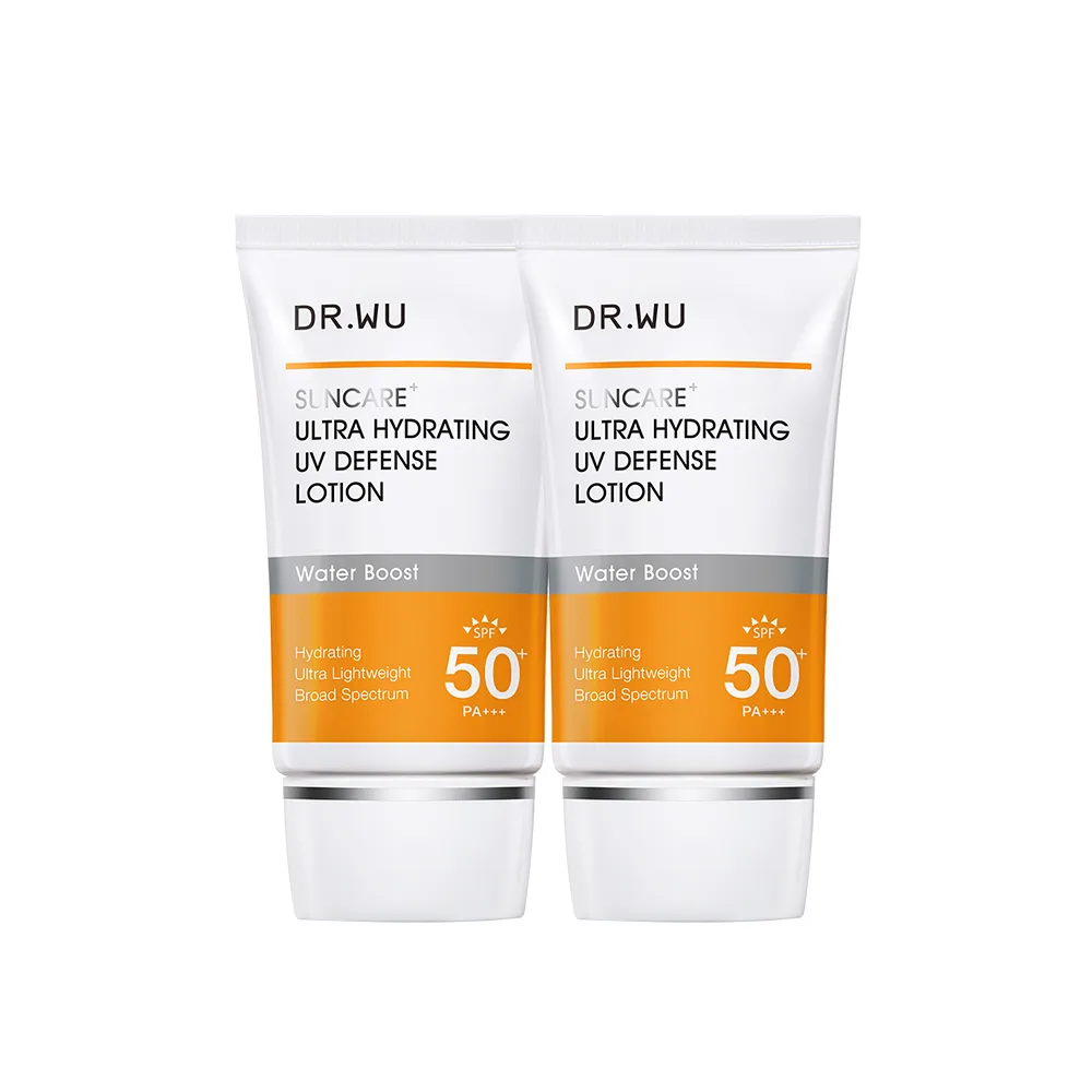 【DR.WU 達爾膚】爆水款★全能保濕清爽防曬乳35ML(清爽防曬★2入組)