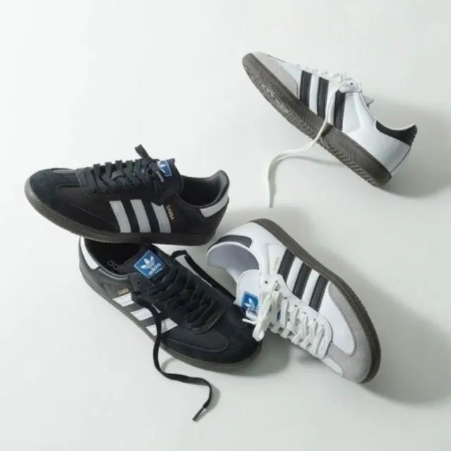 【adidas 愛迪達】SAMBA OG 經典鞋(ORIGINALS 休閒鞋 B75806白/B75807黑)