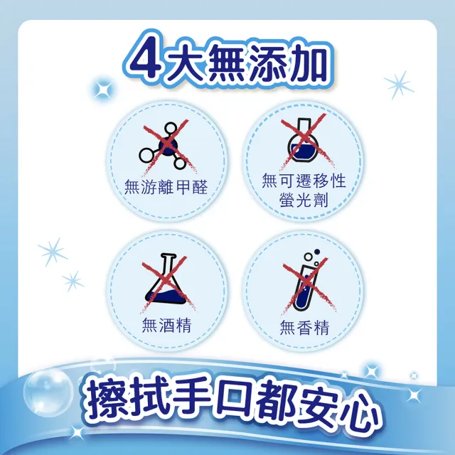 【滿意寶寶】純水99嬰兒溼紙巾補充包(濕巾厚型80入/一般型100入_12包)