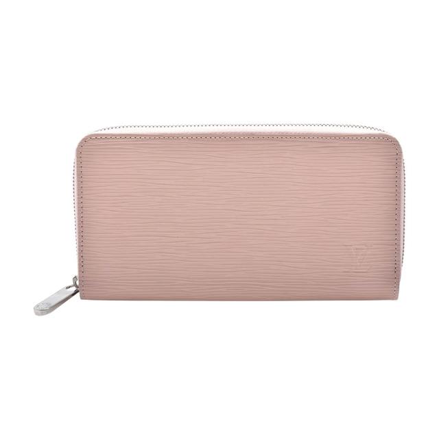 LV LOUIS VUITTON路易威登 M61863 經典 EPI 水波紋牛皮拉鍊長夾