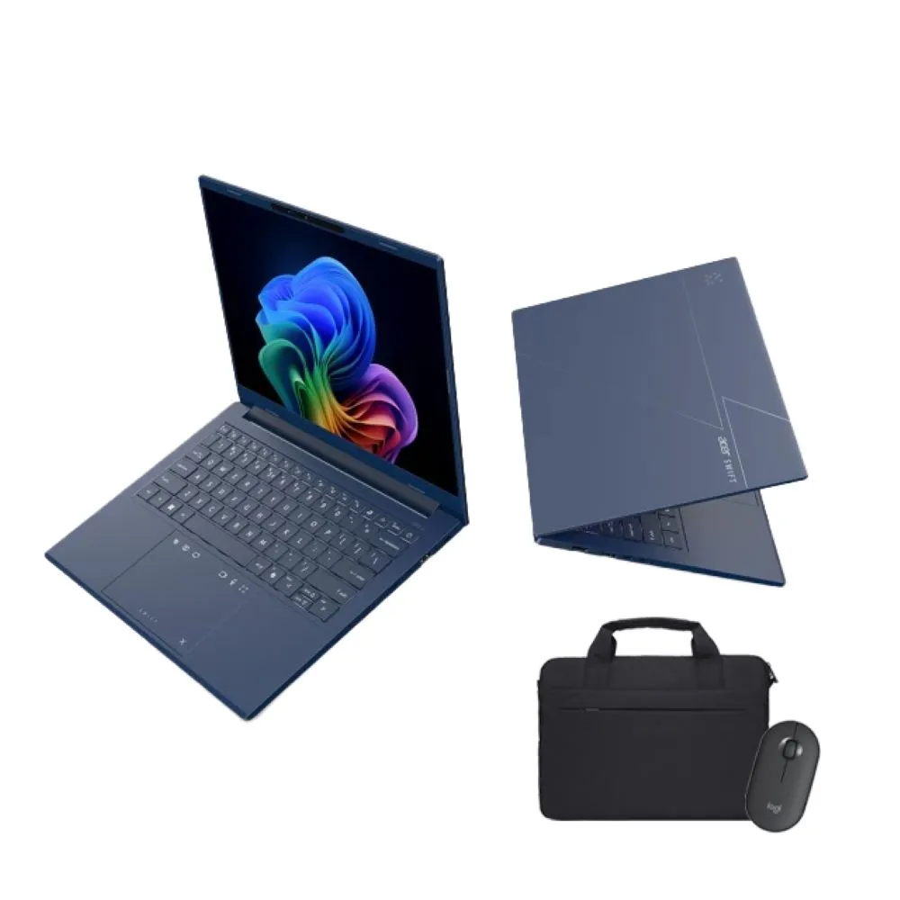 【Acer】筆電包/滑鼠組★14吋 Ultra 5輕薄AI筆電(Swift Go/SFG14-75-542S/Ultra 5-226V/16G/512G/W11)