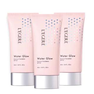 【LEGERE 蘭吉兒】玩鎂光 輕裸保濕粉凝霜SPF50 45g(3入組)